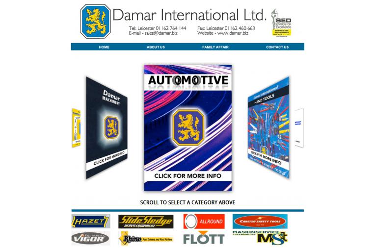 1) The new Damar International web site for hand tool buyers